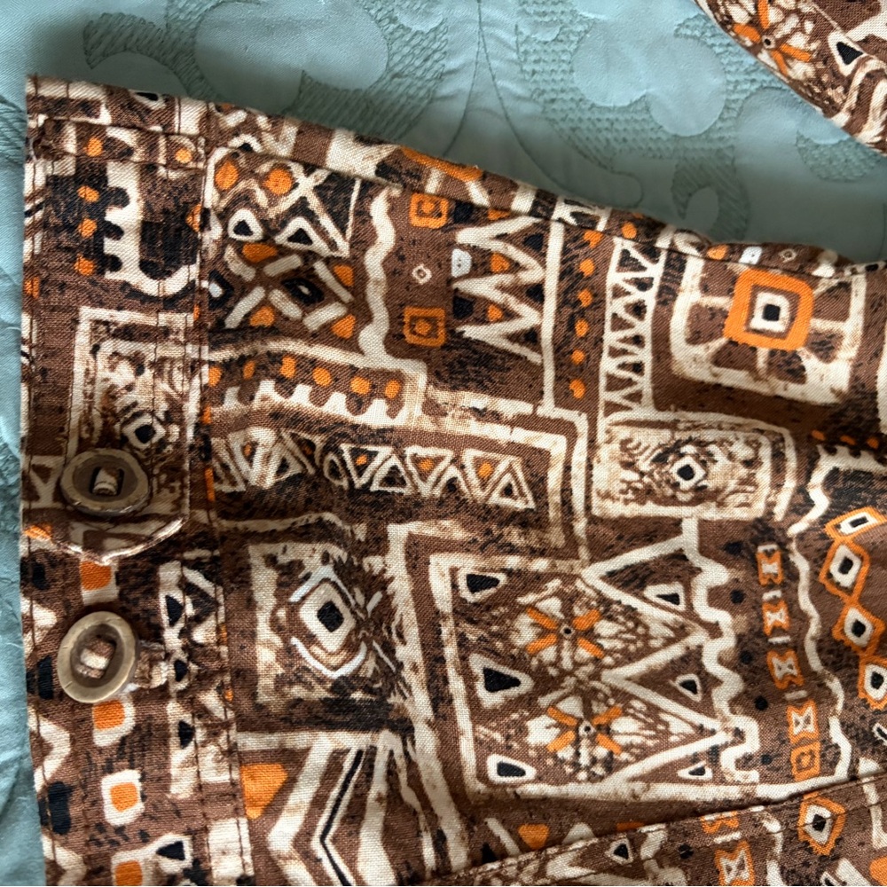 Ruby Rd. Brown and Tan Geometric Jacket - Picture 6 of 12
